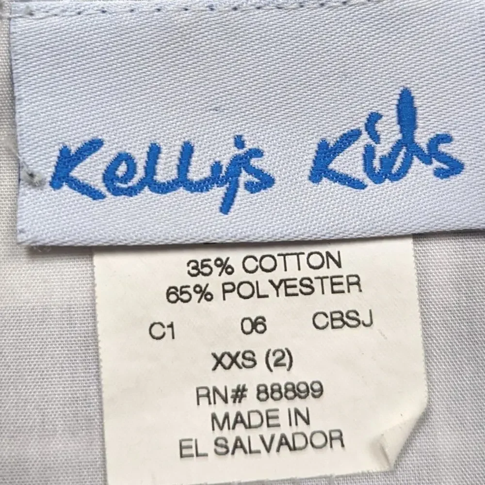 Kelly's Kids Dress Girls Size 2T Black Zebra Plaid Shift